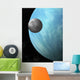 Heavily Cratered Moon Orbit Wall Decal