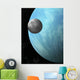 Heavily Cratered Moon Orbit Wall Decal