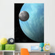 Heavily Cratered Moon Orbit Wall Decal