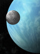 Heavily Cratered Moon Orbit Wall Decal