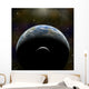 Artist's Depiction Earth-like Planet Moon Shadow Wall Decal