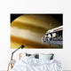 Astronauts Performing Work Space Gas Giant Horizontal Wall Decal