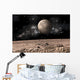 Moon Rises over Rocky Close Moon Wall Decal