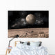 Moon Rises over Rocky Close Moon Wall Decal