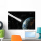 Earth-like Planet Facing Imminent Horizontal Wall Decal