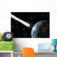 Earth-like Planet Facing Imminent Horizontal Wall Decal