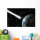Earth-like Planet Facing Imminent Horizontal Wall Decal