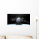 Moon Rises above Stormy Horizontal Wall Decal