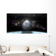 Moon Rises above Stormy Horizontal Wall Decal