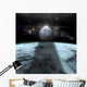 Moon Rises above Stormy Wall Decal