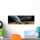 Earth-like Planet Rises Thin Wall Decal
