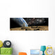 Earth-like Planet Rises Thin Wall Decal