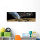 Earth-like Planet Rises Thin Wall Decal