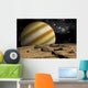 Large Cloud Covered Planet Wall Decal
