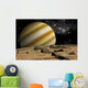 Large Cloud Covered Planet Wall Decal