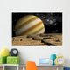 Large Cloud Covered Planet Wall Decal
