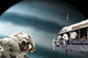Astronauts Performing Work Space Planet Wall Decal