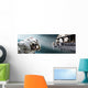 Astronauts Performing Work Space Close-up Wall Decal