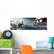 Astronauts Performing Work Space Close-up Wall Decal