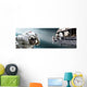 Astronauts Performing Work Space Close-up Wall Decal