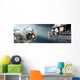 Astronauts Performing Work Space Close-up Wall Decal