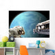 Astronauts Performing Work Space Neptune Wall Decal