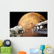 Astronauts Performing Work Space Mars Wall Decal