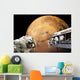 Astronauts Performing Work Space Mars Wall Decal