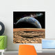 Earth-like Planet Rises Wall Decal