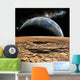 Earth-like Planet Rises Wall Decal