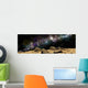 Colorful Nebula above Rocky Wall Decal