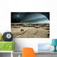 Rover Explores Surface Rocky Wall Decal