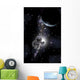 Artist's Concept Astronaut Floating Space Vertical Wall Decal