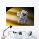 Astronaut Floating Space above Wall Decal