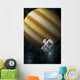 Astronaut Floating Space Front Wall Decal