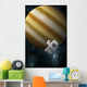 Astronaut Floating Space Front Wall Decal
