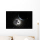 Astronaut Floating Deep Space Horizontal Wall Decal