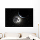 Astronaut Floating Deep Space Horizontal Wall Decal