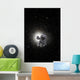 Astronaut Floating Deep Space Vertical Wall Decal
