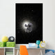 Astronaut Floating Deep Space Vertical Wall Decal