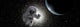 Astronaut Floating Deep Space Wall Decal