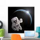 Astronaut Floating Space as Wall Decal
