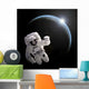 Astronaut Floating Space as Wall Decal