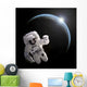 Astronaut Floating Space as Wall Decal