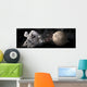Artist's Concept Astronaut Floating Moon Wall Decal