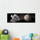 Artist's Concept Astronaut Floating Moon Wall Decal
