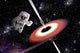 Artist's Concept Astronaut Falling Wall Decal