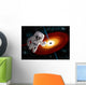 Astronaut Floating Outer Space Wall Decal