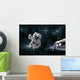 Galactic Scene Showing Astronauts Wall Decal