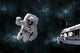 Galactic Scene Showing Astronauts Wall Decal